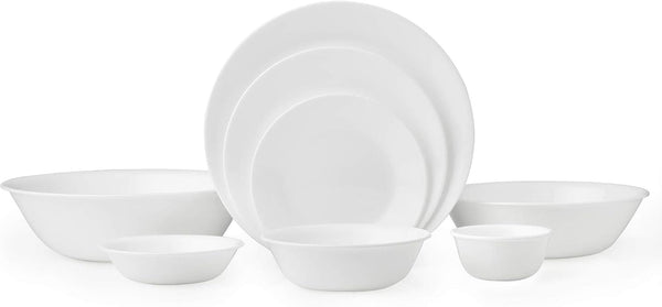 Winter Frost White, Chip Resistant, 50-Piece Dinnerware Set2