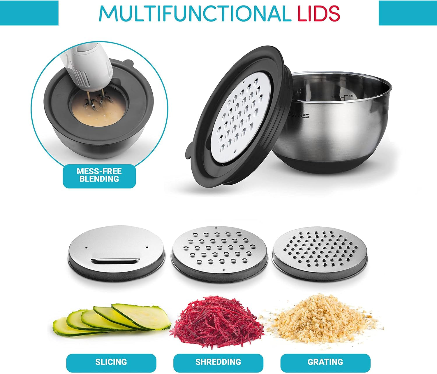 mixing-bowls-with-lids-set-of-5-and-3-graters-stainless-steel