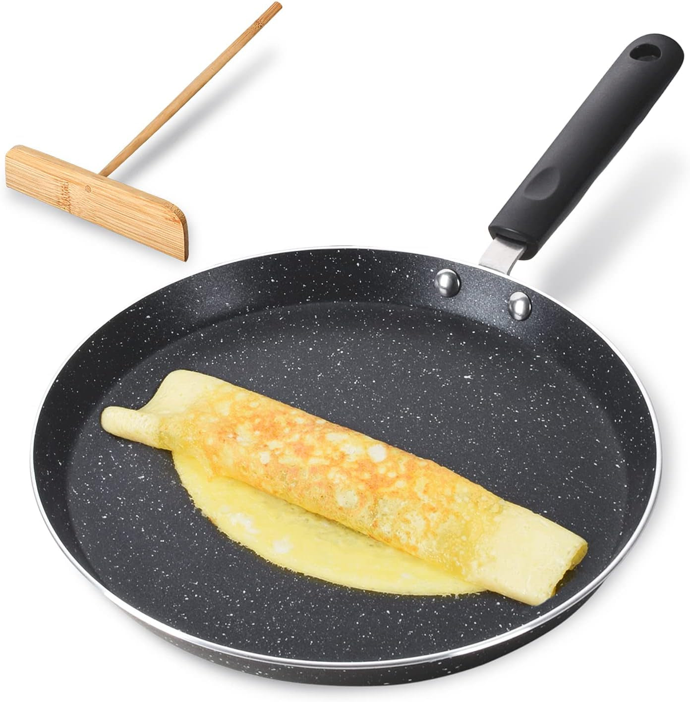 10-5-inch-nonstick-crepe-pan-with-spreader-induction-compatible-for-egg-omelet-and-flat-pancake-frying-pan-pfoa-ptfes-free-black