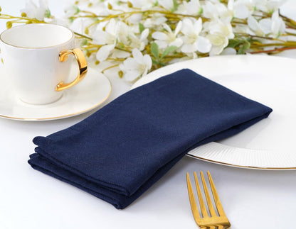 Solid Cloth Napkins Set of 12 Navy Blue 100% Cotton Dinner Napkins 18X18 Inches - Reusable, Absorbent & Washable Linen, Ideal for Wedding Events Farmhouse Parties Hotel & Everyday Use9