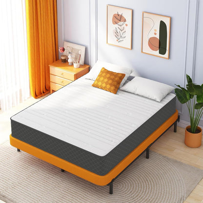 Queen Mattress 12 Inch, Hybrid Mattress Queen Size, Bed Matress in a Box, Pressure Relief & Fiberglass Free6