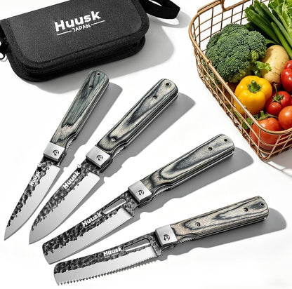 Folding Chef Knife Set - Japanese Pocket Knife Set1
