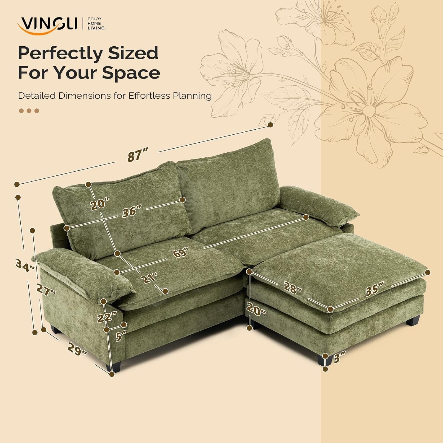 87-convertible-sectional-sofa-l-shaped-deep-seat-sofa-couch-for-living-room-modern-2-seat-loveseat-sofa-with-ottoman-for-small-spaceolive-green