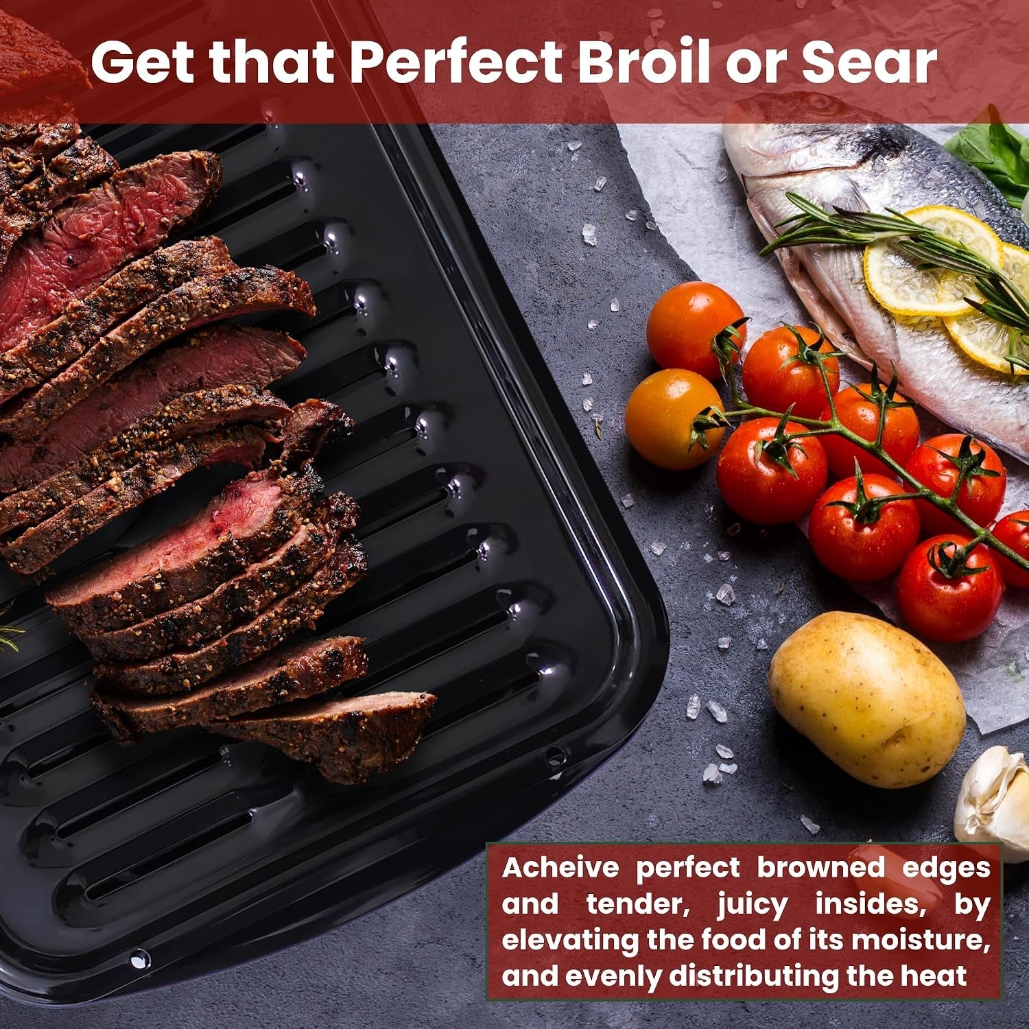 broiler-pan-for-oven-nonstick-16-75-x-13-porcelain-nonstick-coated-broiling-pan-for-oven-withstands-heat-up-to-550-f-heavy-duty-broil-pans-and-rack-circulates-heat-and-drains-fat-black
