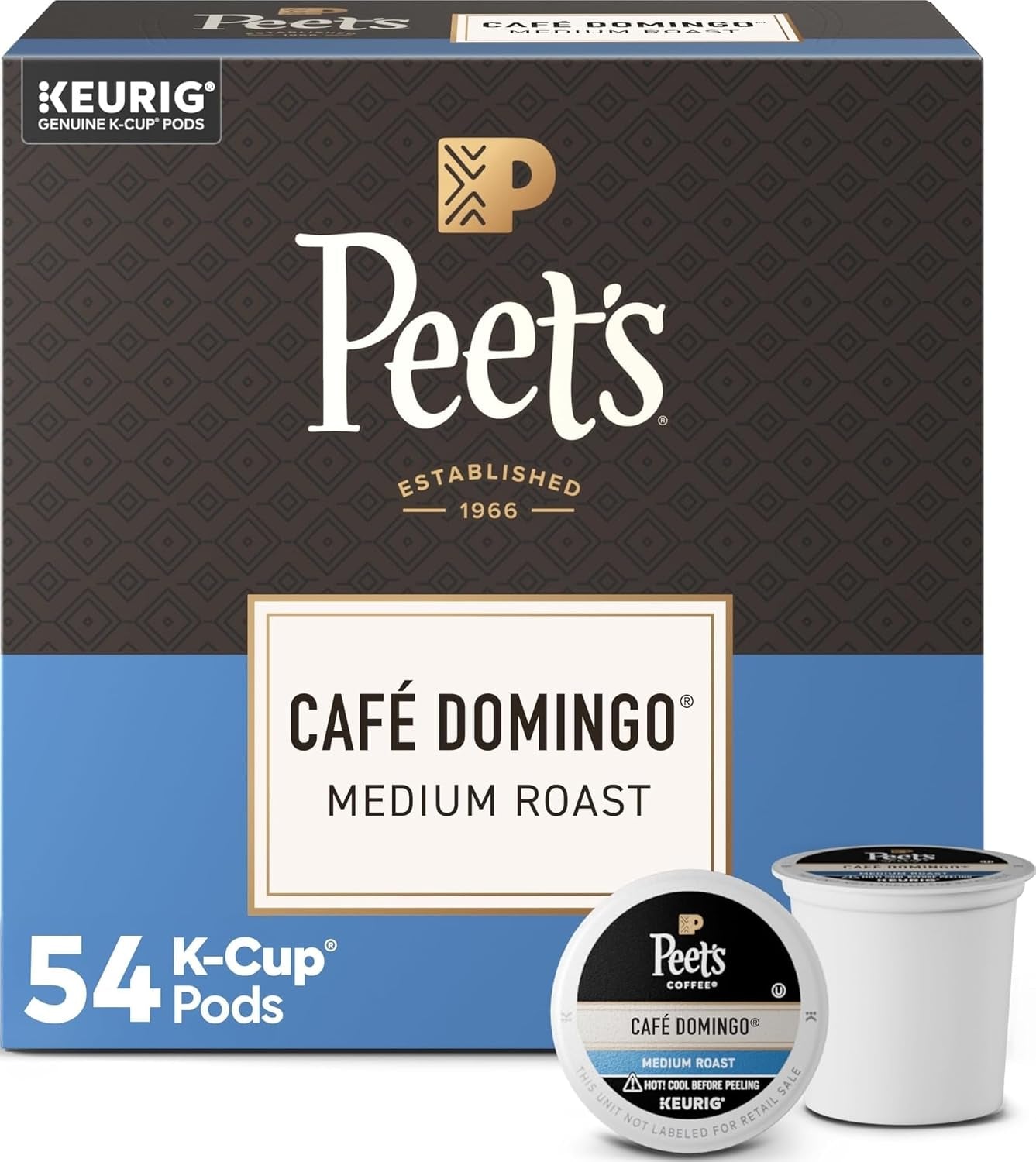 peets-coffee-medium-roast-keurig-k-cup-pods-100-arabica-coffee-cafe-domingo-54-count-1-box-of-54-pods