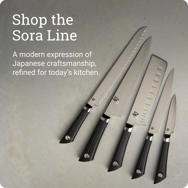 Shun Sora 7" Hollow Ground Santoku Knife6