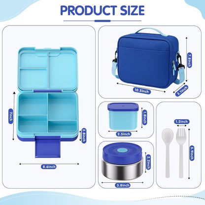 Bento Lunch Box for Kids, 8.5Oz Food Thermo, Insulated Lunch Bags6