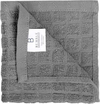 Bumble Dish Cloths (8-Pack), 100% Cotton Kitchen Towels, 12"X12" - Gray | 405 GSM | Soft, Highly Absorbent & Durable Dish Towels for Kitchen3