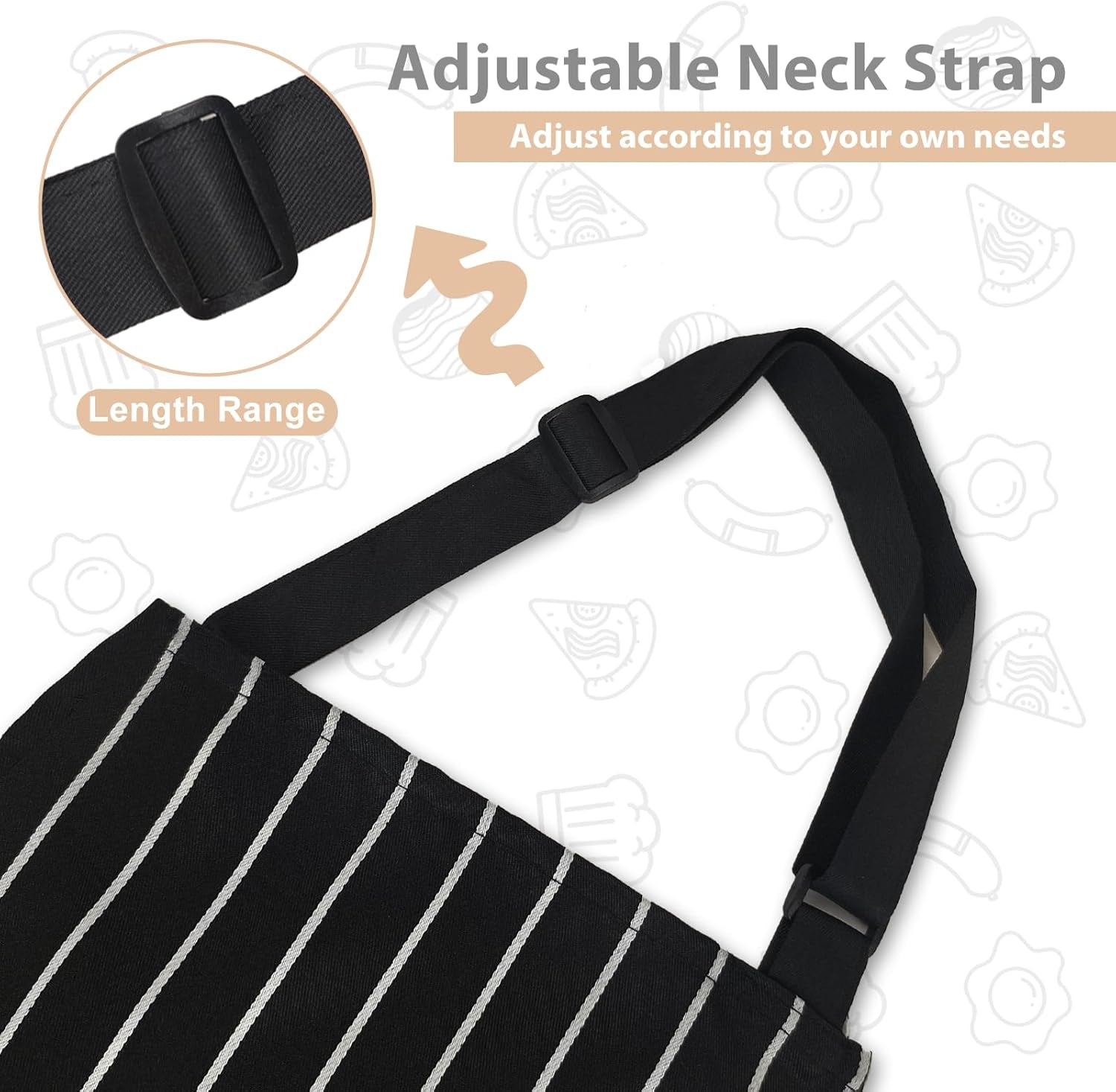 2-pack-kitchen-aprons-with-pockets-cooking-chef-apron-for-men-women-adjustable-neck-strap-unisex-bib-soft-aprons-cotton-blend-for-grilling-cooking-gardening-baking