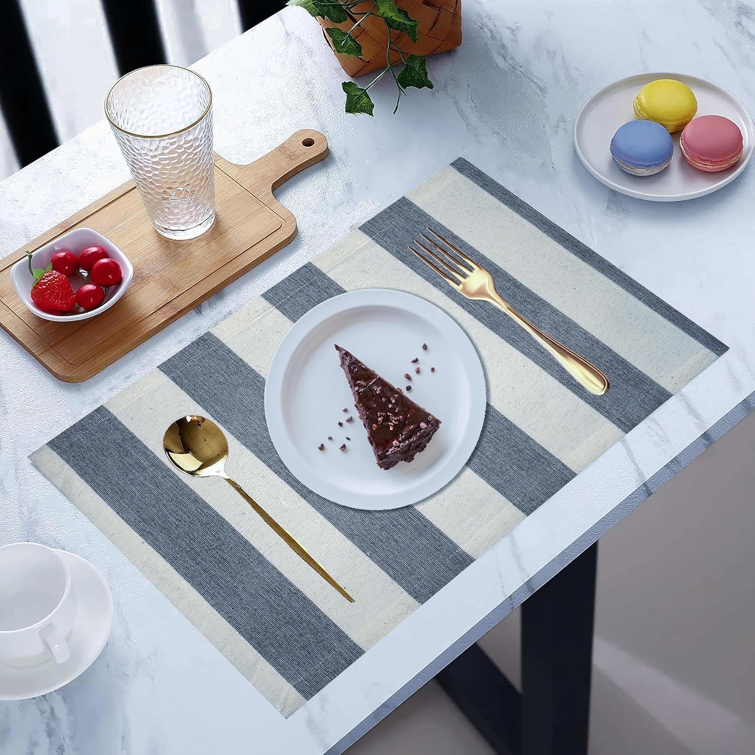 cloths-big-stripe-placemats-for-dining-table-set-of-4-heat-resistant-washable-100-cotton-table-mats-modern-place-mats-for-dining-table-decor-kitchen-table-linens-13-x-19-blue