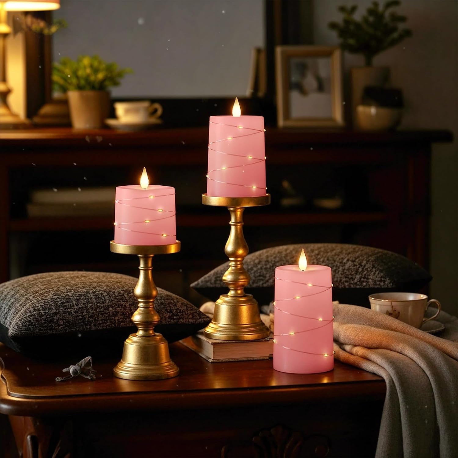 pink-battery-operated-flameless-led-pillar-candle-with-remote-timer