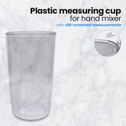 27 Oz Measuring Cup for Immersion Blender | BPA Free Plastic Measuring Beaker with Pour Spout, Stable Base & Clear Measurements | Mixing Cup for Smoothies, Soups & Sauces2