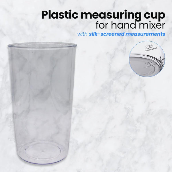 27 Oz Measuring Cup for Immersion Blender | BPA Free Plastic Measuring Beaker with Pour Spout, Stable Base & Clear Measurements | Mixing Cup for Smoothies, Soups & Sauces2