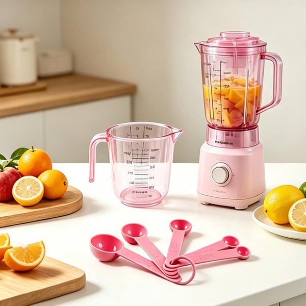 Pink Measuring Cups Set, Multi-Size Baking Tool for Cooking7