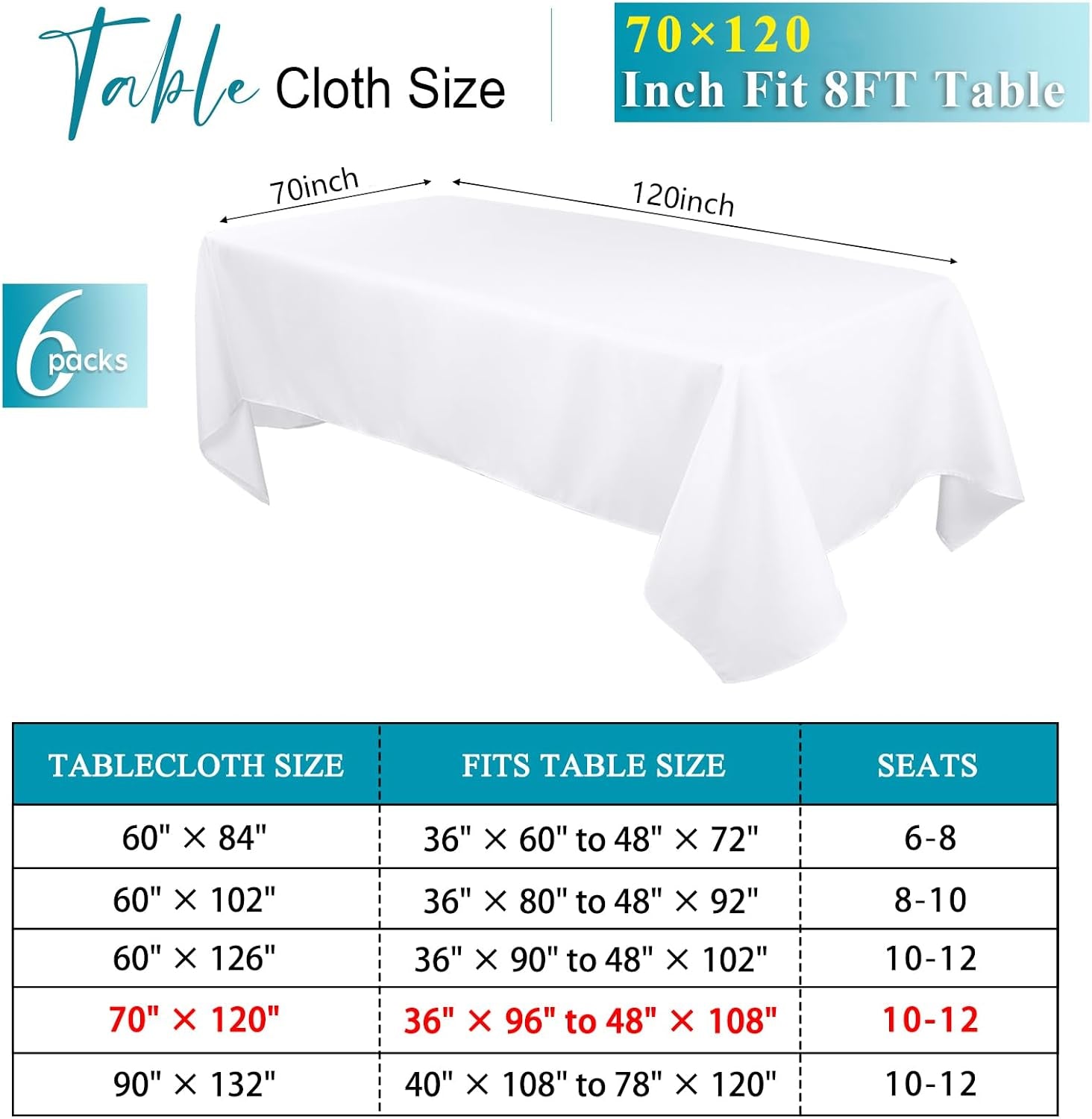 6-packs-white-table-cloths-rectangle-70-x120-inch-washable-polyester-fabric-white-tablecloths-for-6-8-ft-tables-stain-and-wrinkle-resistant-reusable-table-covers-for-parties-wedding-banquet
