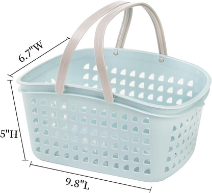 4 Pack Shower Caddy Basket, Portable Storage Basket with Handle2