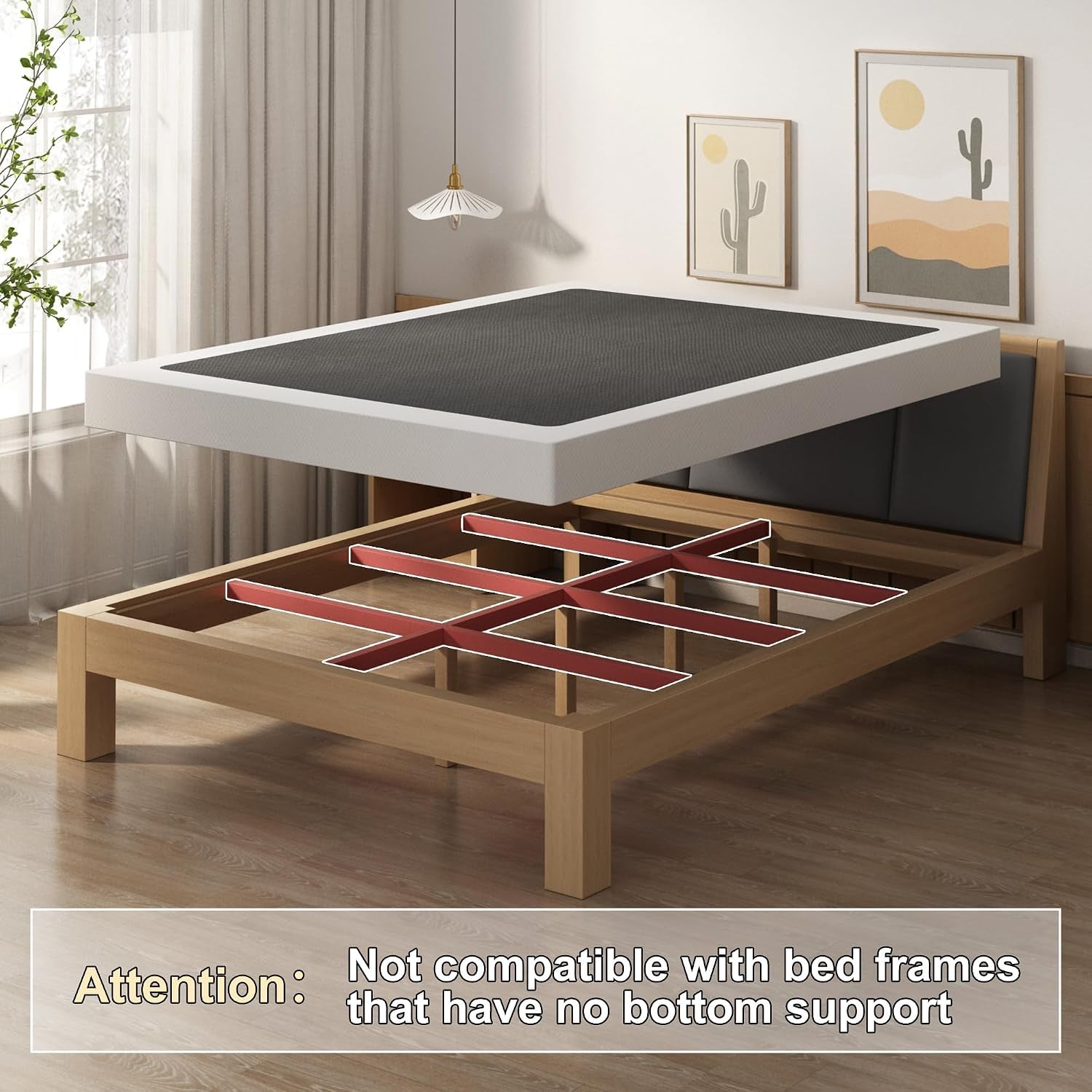 5-inch-box-spring-queen-size-mattress-foundation-with-fabric-cover-heavy-duty-metal-bed-base-3000lbs-max-weight-capacity-noise-free-easy-assembly-non-slip-black