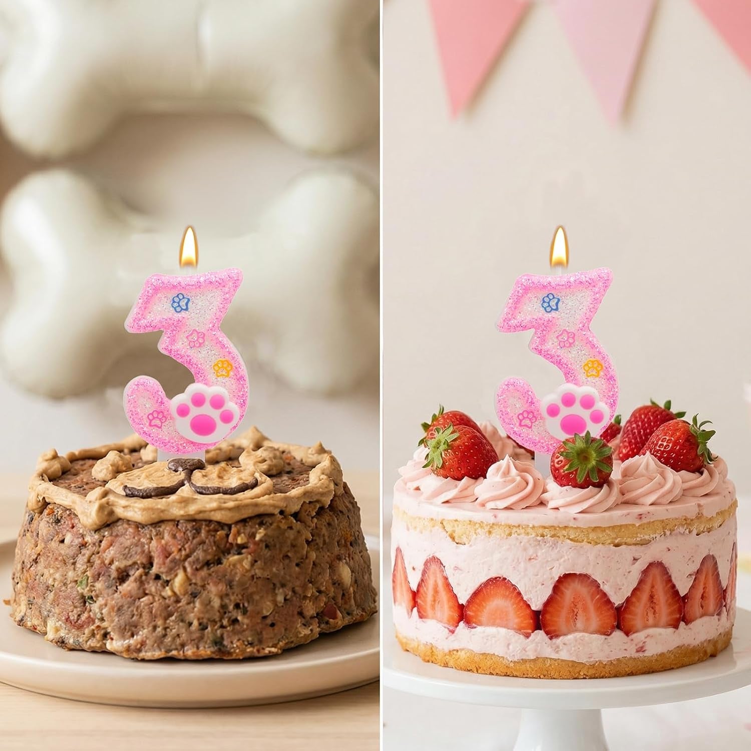 pink-number-3-birthday-candle-with-paw-print-design-cat-and-dog-theme-cake-topper-for-party-decorations-for-pet-party-decor-anniversary-celebrations-supplies-pink-number-3