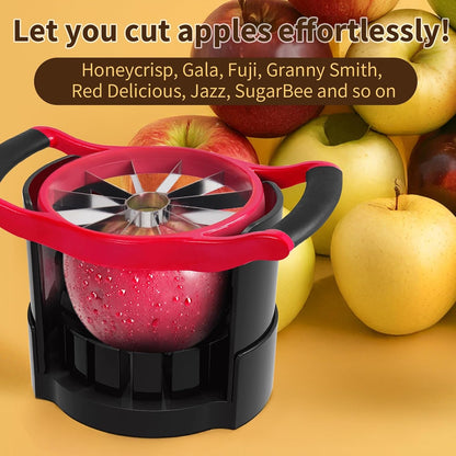 Newness 5.12 in Large Apple Slicer, Cut 12 Thin Slices All the Way Through, HEAVY - DUTY Stainless Steel Apple Corer & Slicer for Fruits & Vegetables - Dishwasher Safe7