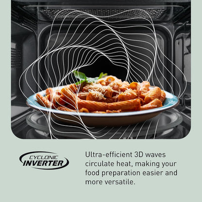 Panasonic NN-SN98JS Microwave Oven Stainless Steel Countertop/Built-In with Inverter Technology and Genius Sensor, 2.2 Cubic Foot, Stainless Steel5