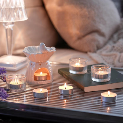 Unscented Tealight Candles - 100 Pack 4 Hours White Small Tea Candles6