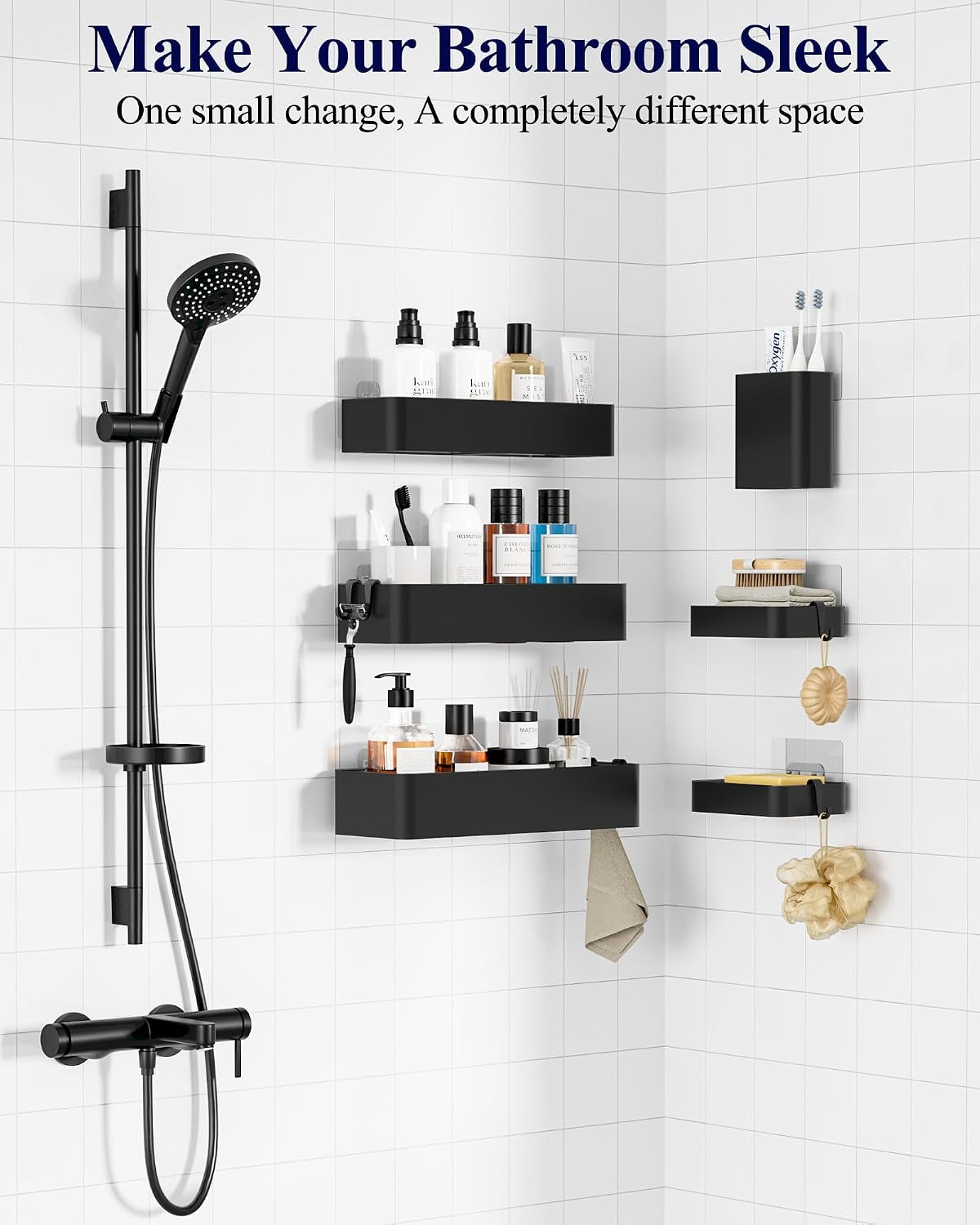 large-shower-caddy-adhesive-6-pack-bathroom-shelves-black