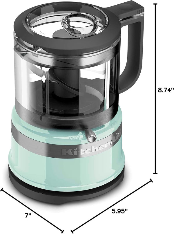 Kitchenaid 3.5 Cup Food Chopper, KFC3516IC, Ice Blue | Dishwasher-Safe Work Bowl, Stainless Steel Multi-Purpose Blade, 2 Speeds plus Pulse, Easy Cord Wrap5