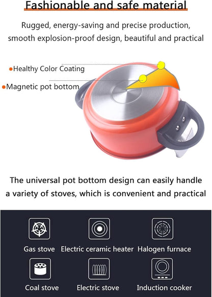 2L Small Pressure Cooker Stainless Steel for Pressure Foodie or Steaming, Compatible Induction Cooker Gas Home Cooker6