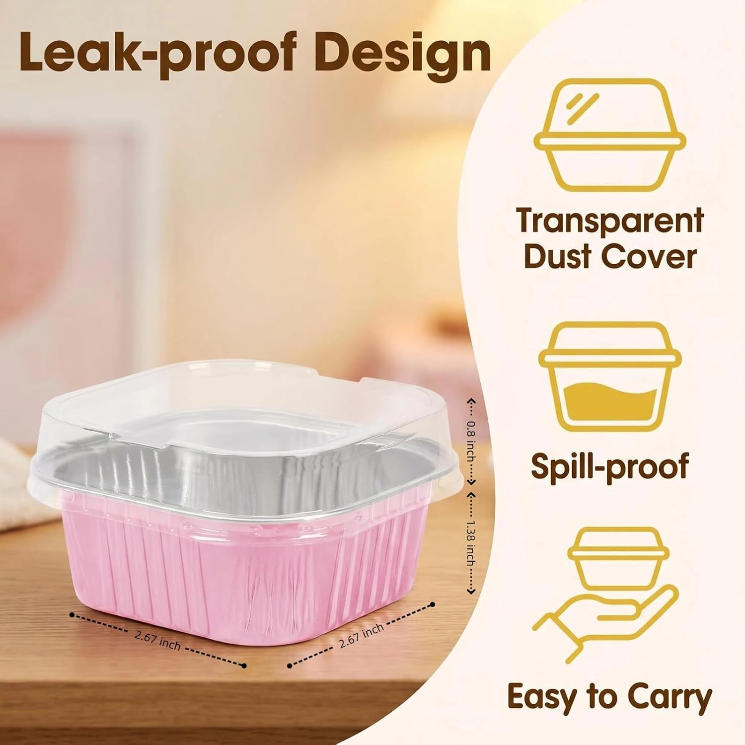 50-pack-mini-cake-pans-with-lids-and-spoons-5oz-square-aluminum-foil-brownie-baking-cups-small-cake-tins-individual-cake-pans-with-lids-for-wedding-birthday-party-pink