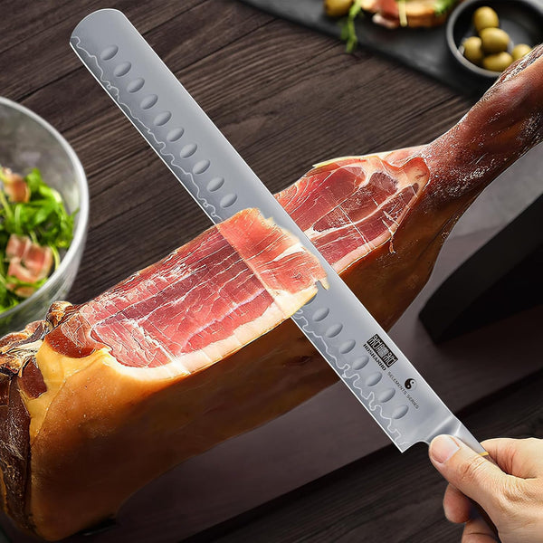 12" Brisket Slicing Knife, Japanese Carving Knife for Meat & BBQ7