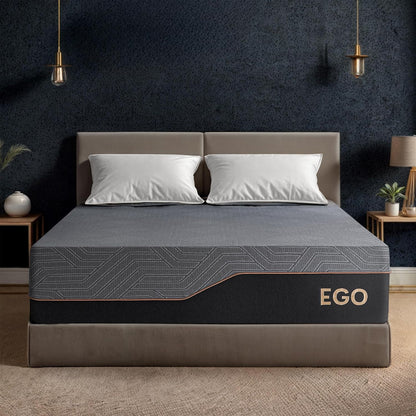 EGOHOME Twin 14 Inch Copper Gel Memory Foam Mattress Pressure Relief Medium1