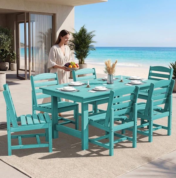 HDPE Outdoor Dining Furniture, Outdoor Dining Set for 10, Aruba6