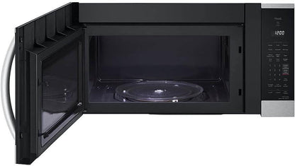 1.8 Cu. Ft. 30 In. W Smart over the Range Microwave Oven with Easyclean in Printproof Stainless Steel 1000-Watt6