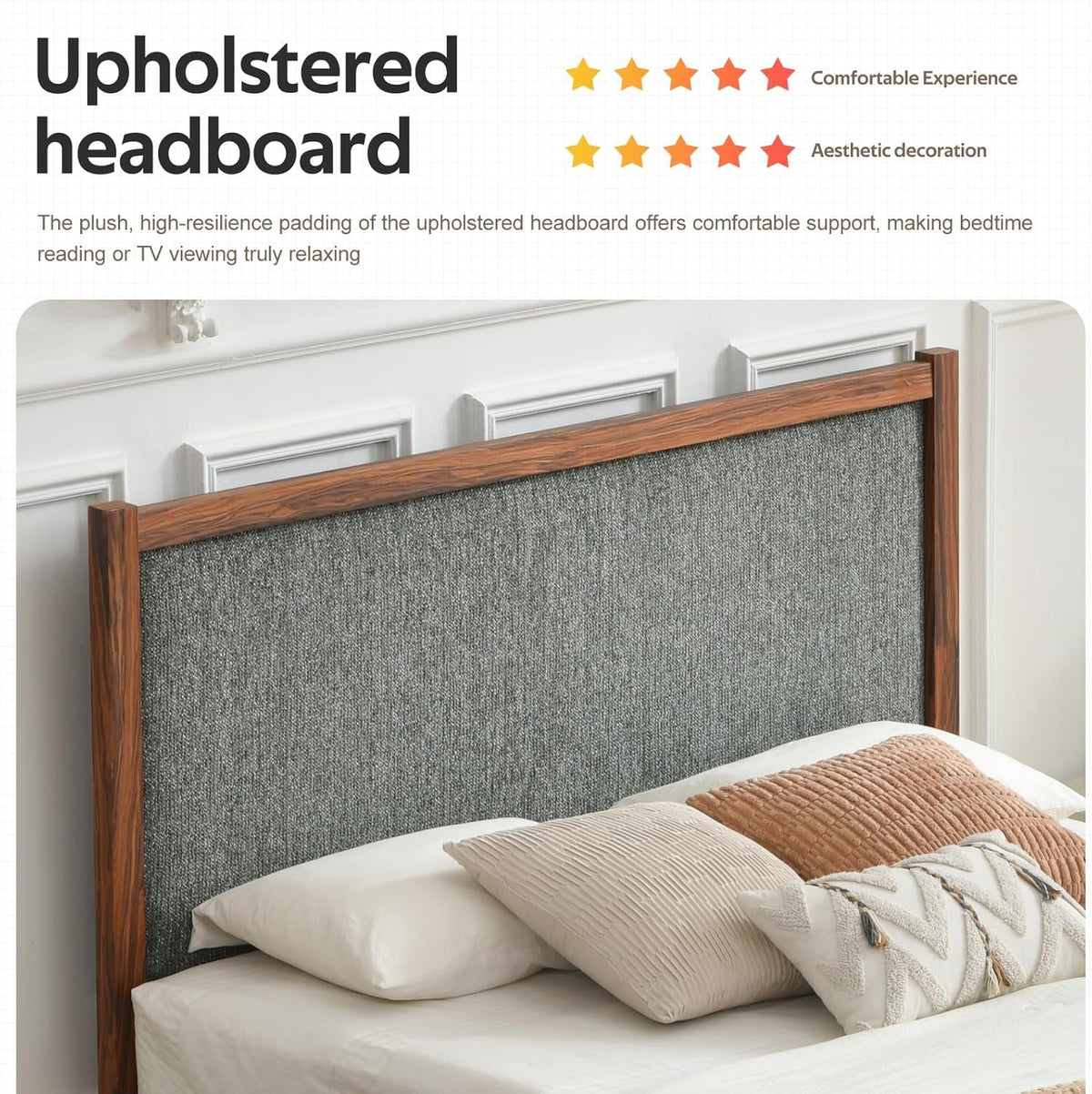 queen-size-upholstered-platform-bed-frame-with-wood-trim-headboard