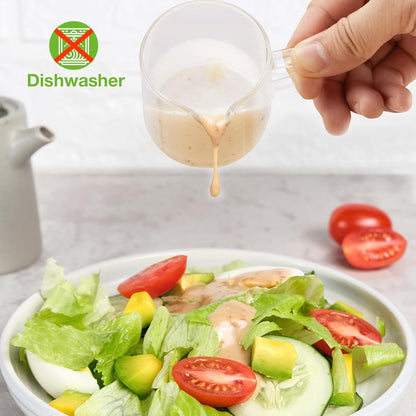 2 Pack Measuring Cups, 75ML Espresso Cups with Handle, Espresso Shot Glasses with V-Shaped Mouth, Clear Accessories, Milk Frothing Pitcher7