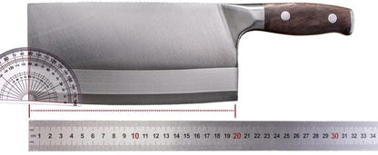 Meat Cleaver, 8 Inch Stainless Steel Chinese Cleaver Chopping Kitchen Knife Chef Butcher Knives Fish Meat Vegetables Slicing Cutlery Cooking Tools2