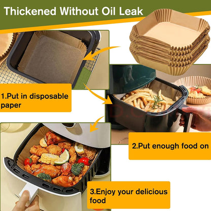 2 QT Air Fryer Liners for CHEFMAN 2 Qt Mini Air Fryer | Air Fryer Liners Disposable Small 2 Qt 2.6Qt, Small Airfryer Liners, DASH Air Fryer Liners7