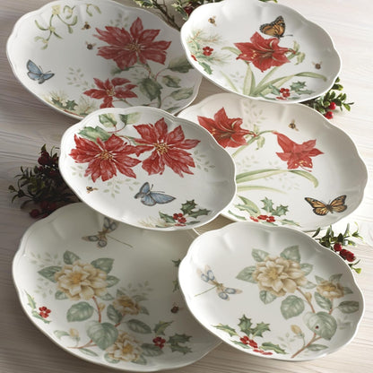 Butterfly Meadow Holiday 18-Piece Dinnerware Set for 65
