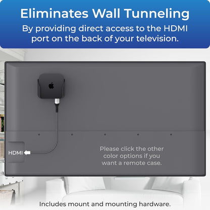 Premium Mount for Apple TV - Compatible with Every Apple TV | Designed in USA – Reliable and Easy Apple TV Installation – Special Features: Includes Heat Management and Strong TV Adhesive3