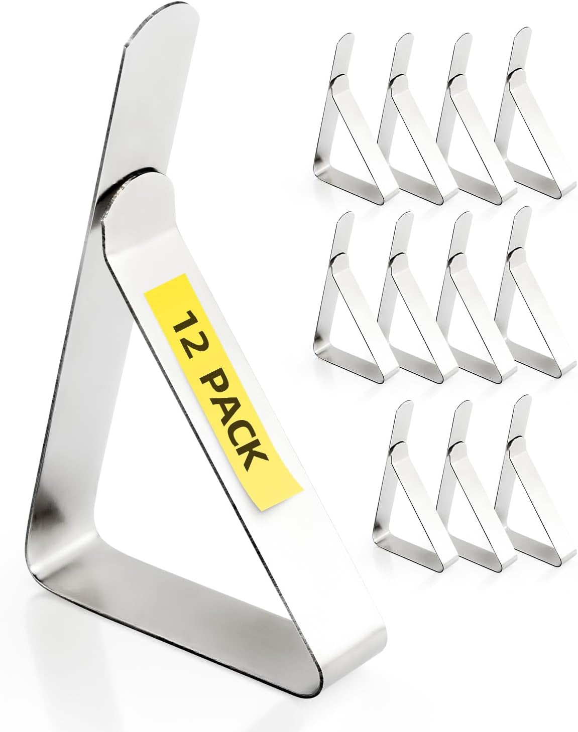 12-pack-tablecloth-clips-table-cloth-cover-clamps-silver-heavy-duty-stainless-steel-table-cloth-holders-ideal-for-restaurant-picnics-marquees-weddings-graduation-party