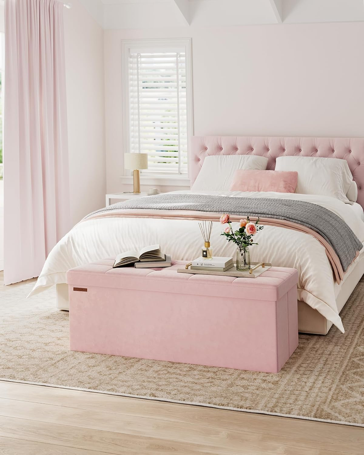 songmics-mazie-collection-storage-ottoman-bench-foldable-foot-rest-15-x-43-x-15-inches-end-of-bed-bench-storage-chest-load-660-lb-living-room-bedroom-entryway-jelly-pink-ulsf277r01