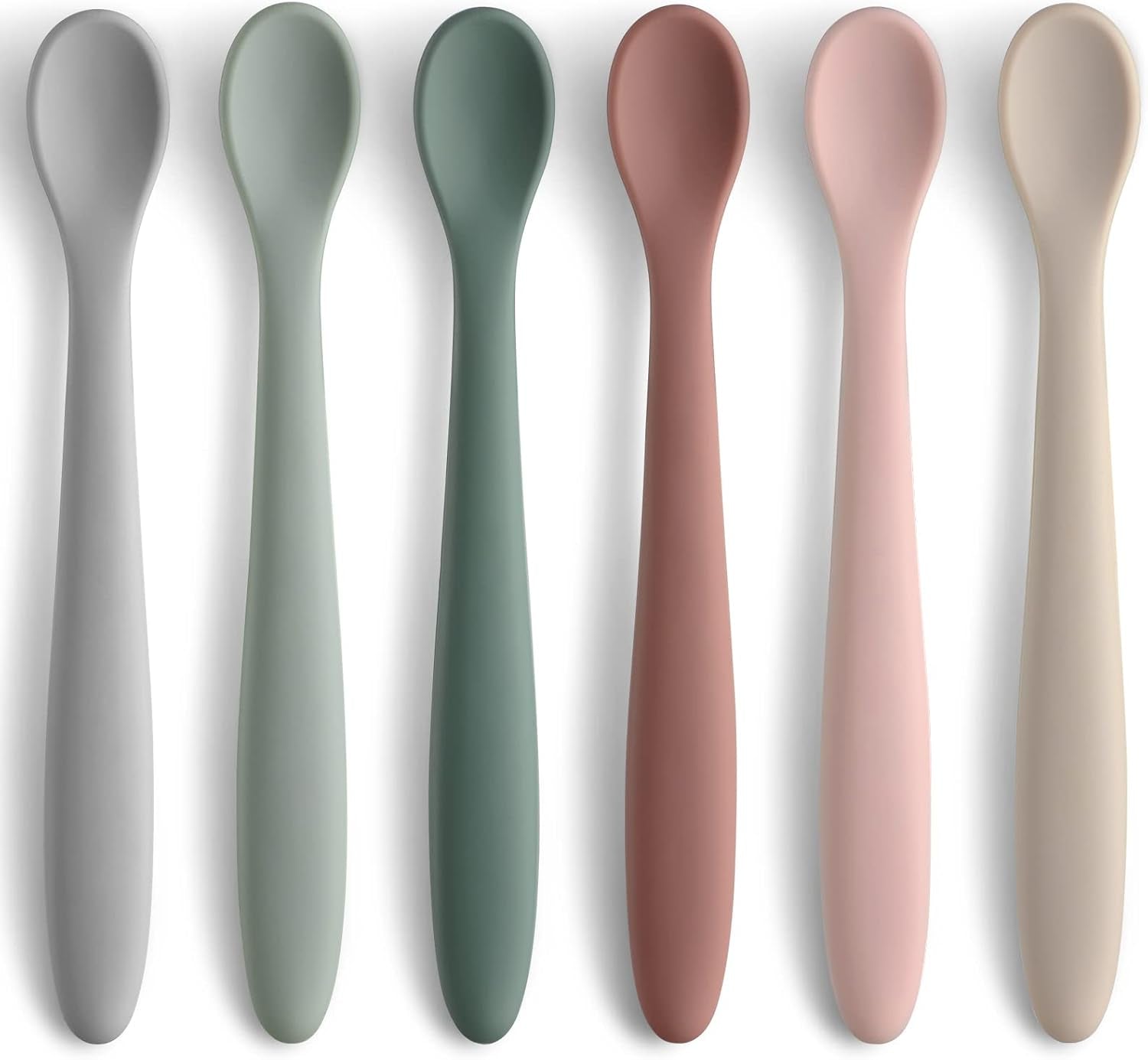 6-piece-silicone-baby-feeding-spoons-first-stage-infant-spoons-soft-tip-easy-on-gums-i-baby-training-spoon-infant-utensils-feeding-supplies-dishwasher-boil-proof