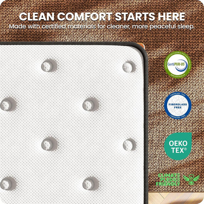 Full Mattress 10 Inch, Firm Hybrid Mattress for Back Pain Relief4