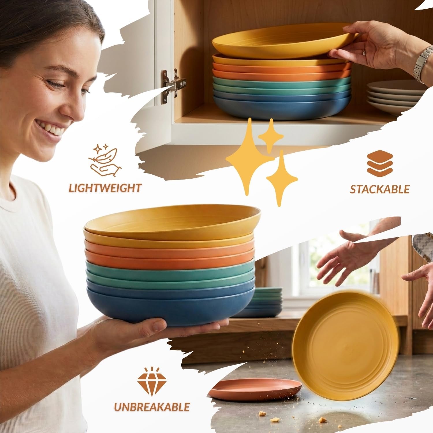 deep-dinner-plates-set-of-8-alternative-for-plastic-plates-microwave-and-dishwasher-safe-wheat-straw-plates-for-kitchen-unbreakable-kids-plate-set-with-4-colors-classic-bright-9-inch