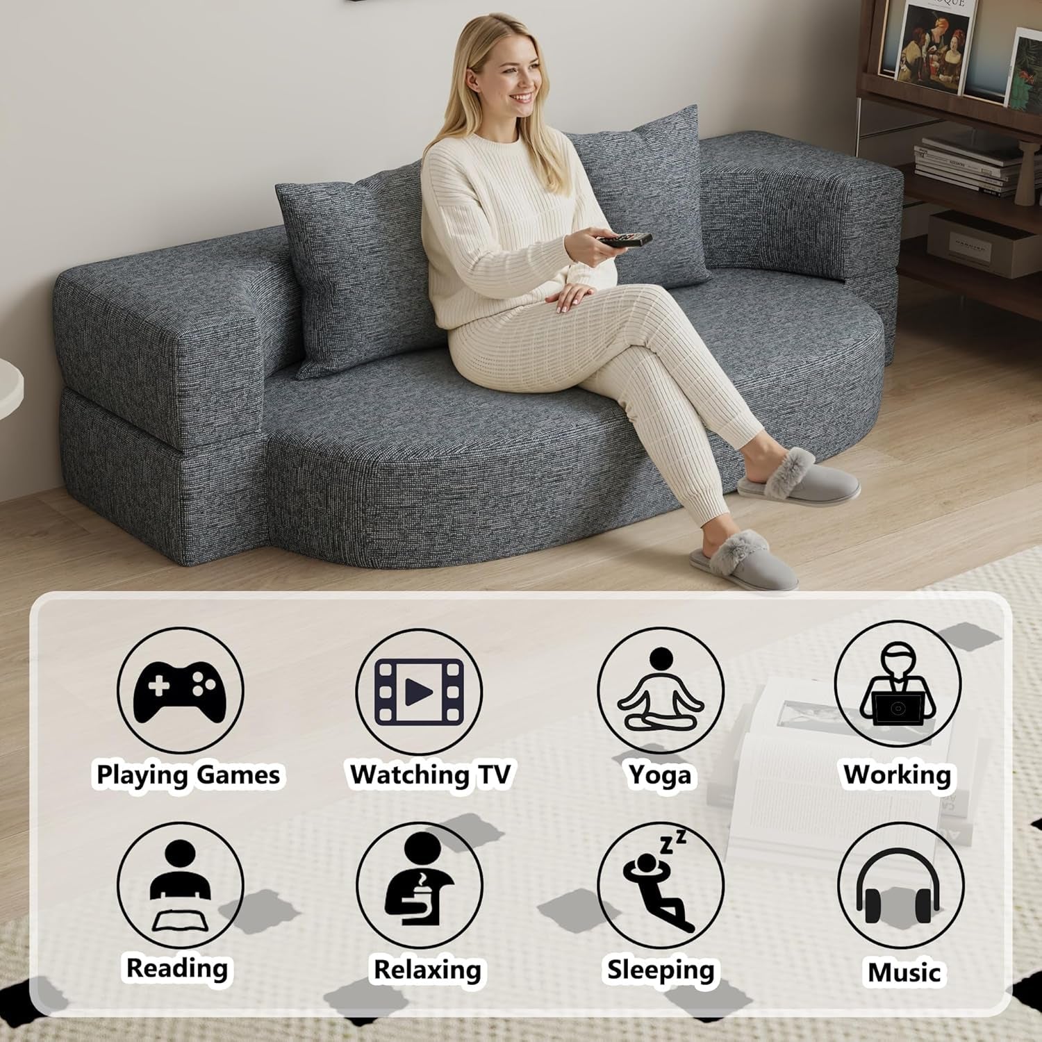 folding-sofa-bed-convertible-futon-sleeper-bed-2-in-1-foldable-floor-mattress-with-2-pillows-breathable-high-density-foam-lazy-couch-twin-size-comfy-lounge-chair-dark-gray