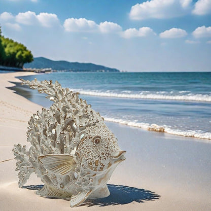 Beach Coastal Coral Reef Angelfish Home Office Bathroom Decor Gift5