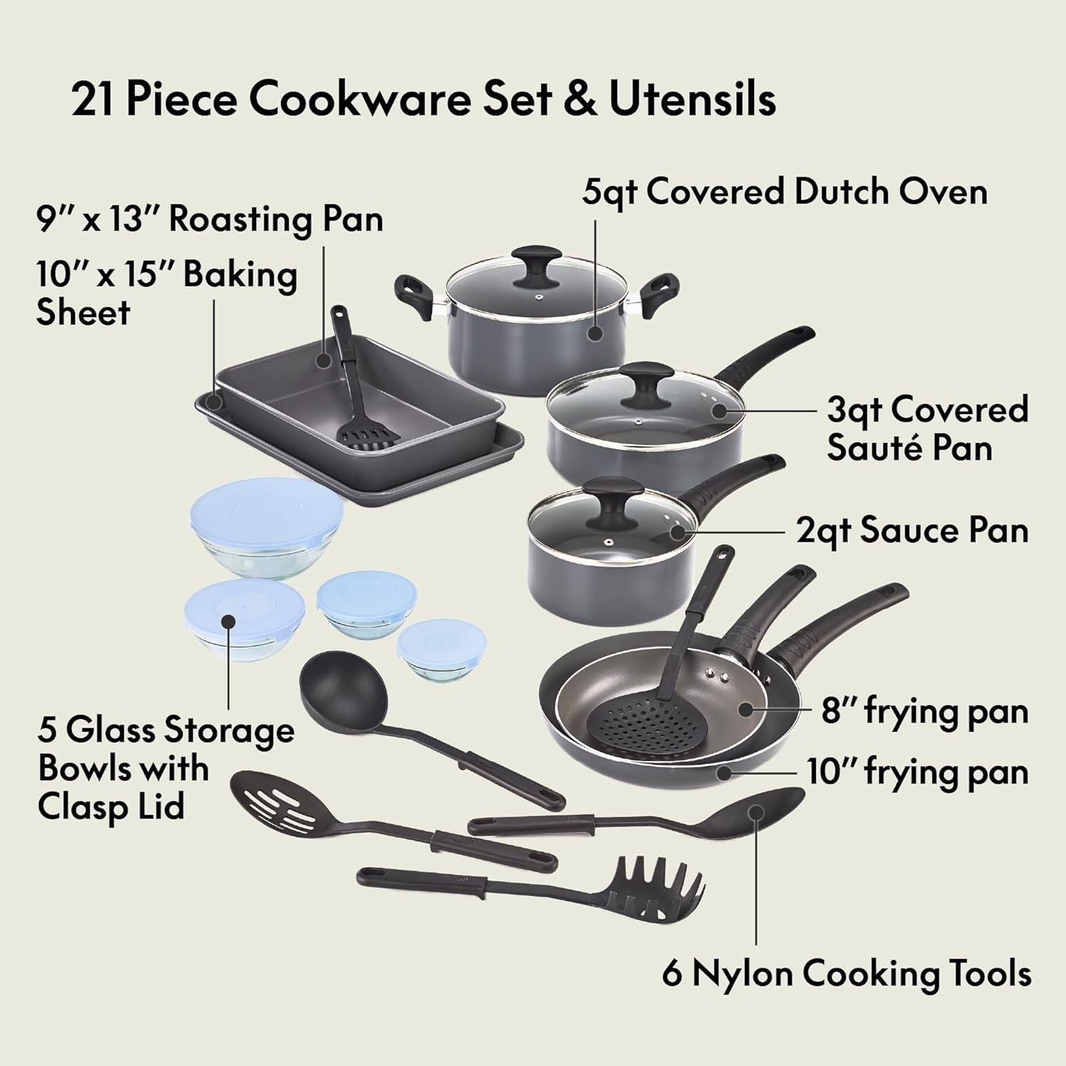 cookware-set-with-glass-lids-with-nonstick-pfoa-free-and-scratch-resistant-surface-aluminum-bakeware-pots-and-pans-storage-bowls-utensils-compatible-with-all-stovetops-21-piece-gray