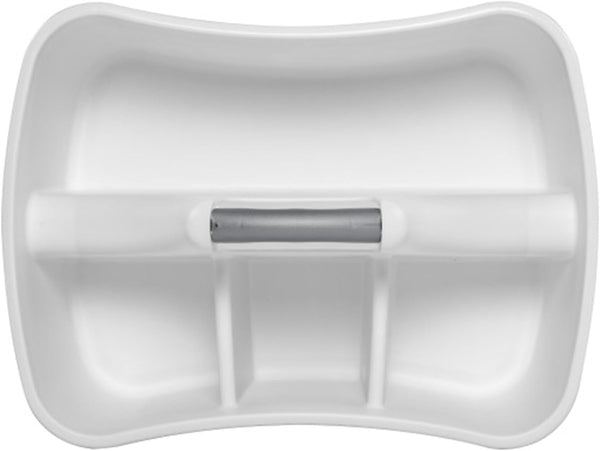 Divided Ultra Caddy, Plastic Portable Organizer, White, 12-Pack9