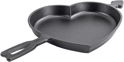 Pre-Seasoned Cast Iron Heart Skillet, Pfas-Free, 8.5 Inches | Heart & Arrow Design Cast Iron Skillet, Great Heat Retention, Non-Toxic, Made in USA, Oven & Stove Safe3