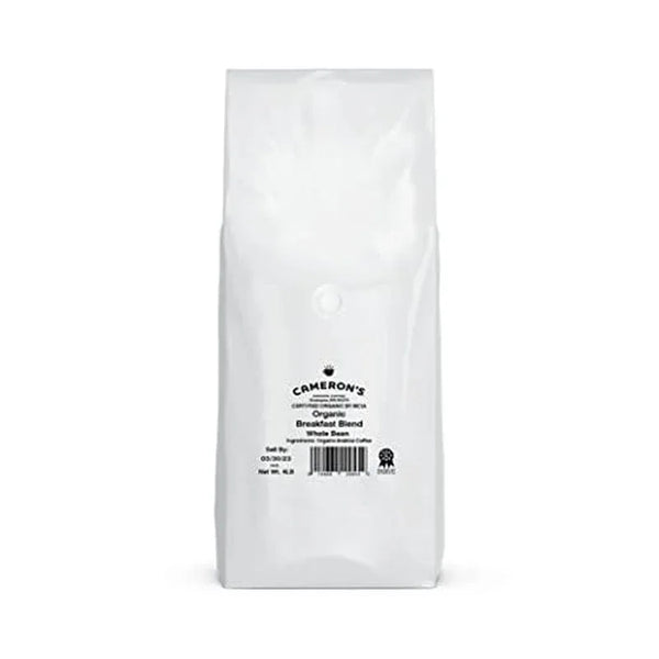 Roasted Whole Bean Coffee, Organic Breakfast Blend, 4 Pound2